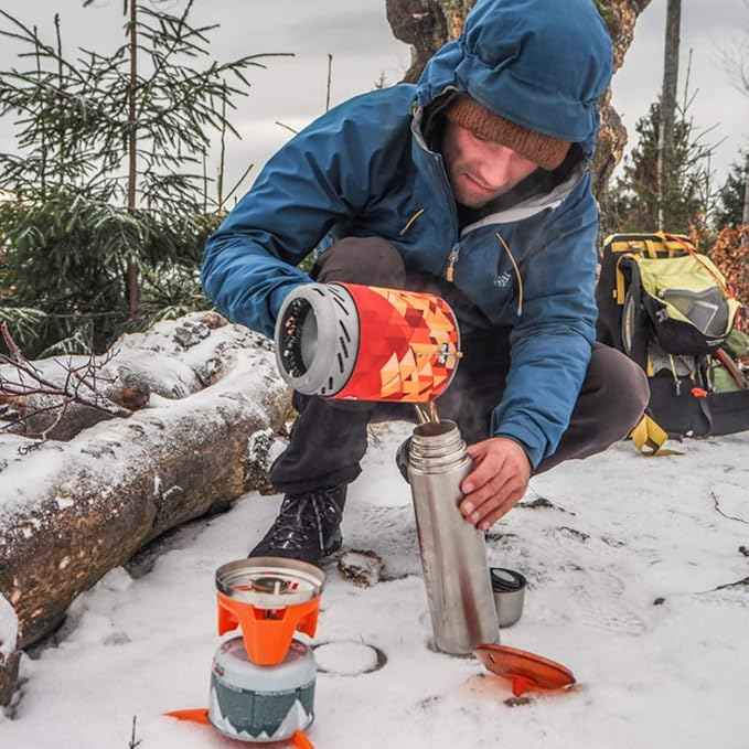 Fire-Maple Fixed Star X2 Backpacking and Camping Stove System Outdoor Propane Camp Cooking Gear Portable Pot Jet Burner Set Ideal for Hiking, Trekking, Fishing, Hunting Trips and Emergency Use