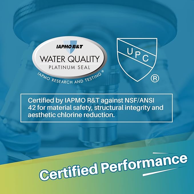2-Pack PrimaPure RV Inline Water Filter KDF Activated Carbon Replacement for Camco 40043 Standard Water Hose, Garden Hose, Camping with1 Flexible Hose Certified To NSF/ANSI 42 by IAPMO R&T