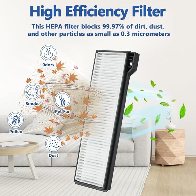 20 Pack X10 Pro Omni Replacement Parts Compatible with Eufy X10 Pro Omni Robot Vacuum Cleaner Accessories,1 Roller Brush, 2 HEPA Filters, 4 Mop Cloths, 6 Side Brushes, 6 Dust Bags, 1 Cleaning Tool - AquaVibe