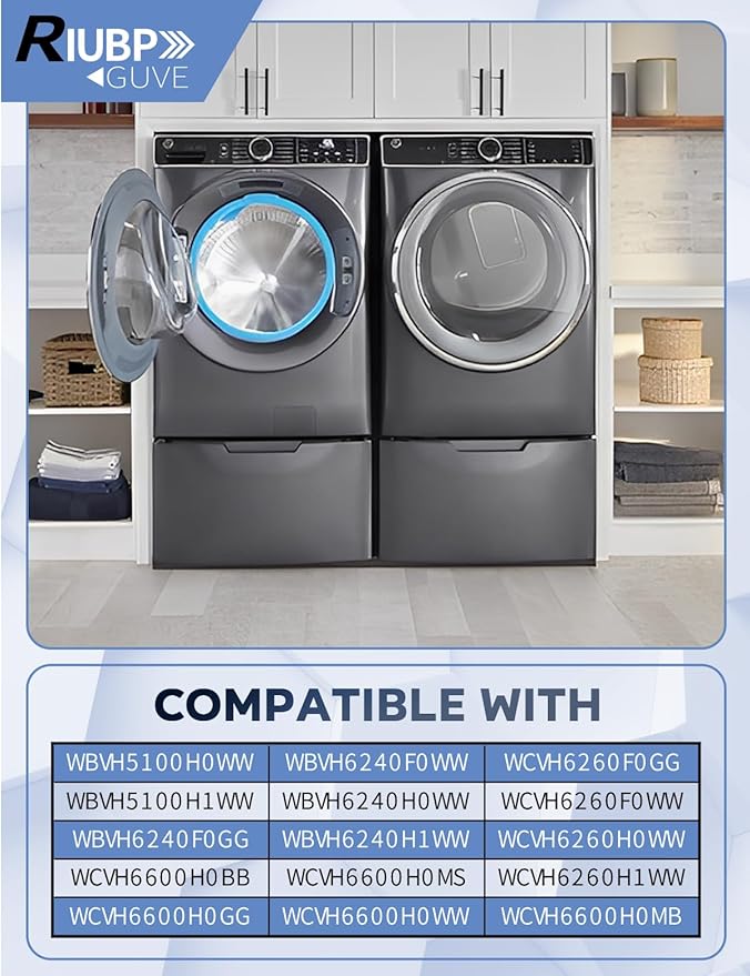 Washing Machine Drain Pump Filter Fit for WBVH5100H0WW、WBVH5100H1WW、WBVH6240F0GG、WBVH6240F0WW Etc Replace WH11X34741 WH23X10029 WH23X10027 AP7205454 4977949 PS16874133 EAP16874133 - AquaVibe