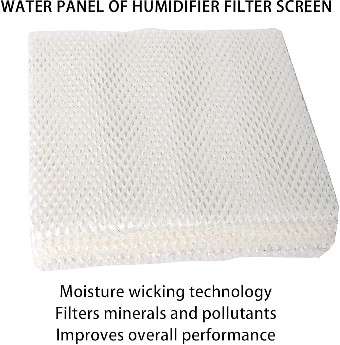 HIFROM 4Pack Replacement Humidifier Wick Filters Water Panel Filter Compatible with Carrier HUMCCSBP2212 HUMCCSBP2312 HUMCASBP2312 HUMCCSBP2412 Humidifier P110-1045