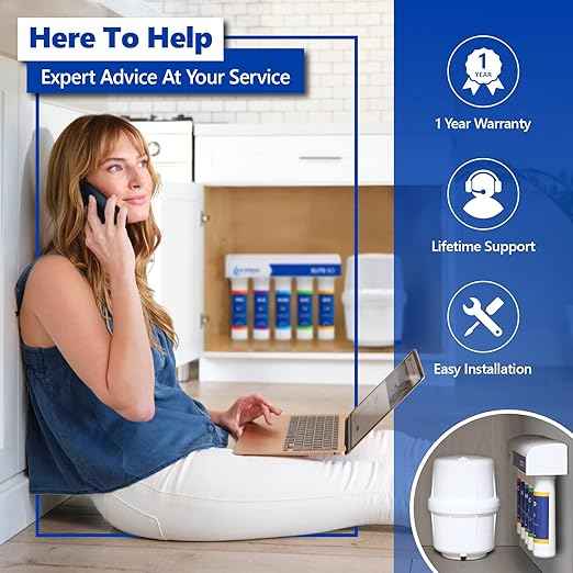 Express Water Elite RO Reverse Osmosis Alkaline Water Filtration System – Quick Twist Filter Change 9 Stage RO Water Filter– Under Sink Water Filter with Alkaline Filter for Essential Minerals 100 GPD