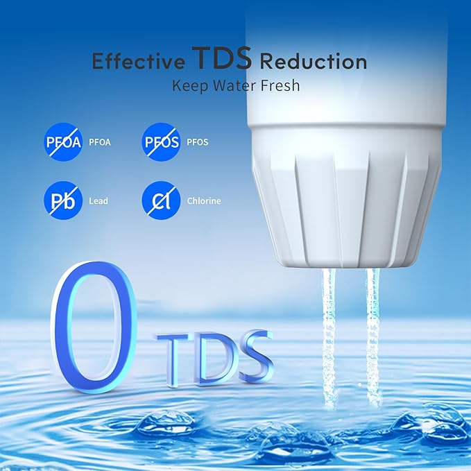 Lifefilter Water Filter Replacement for Pitcher Filters and Dispenser Filters, ZR-001 ZR-003 ZP-600 ZR-017, Multi-Stage Filter System, Reduce TDS, PFOA/PFOS, Chlorine, 2 Pack