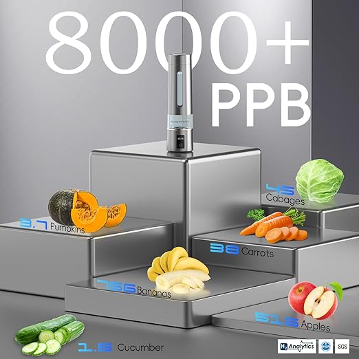 Hydrogen Water Bottle Generator-Up to 8100 PPB Molecular Hydrogen, 12-Hour Hydrogen Retention, IHSA Certified SPE/PEM Tech, Portable Hydrogen Bottle, Healthy Gift (Platinum)