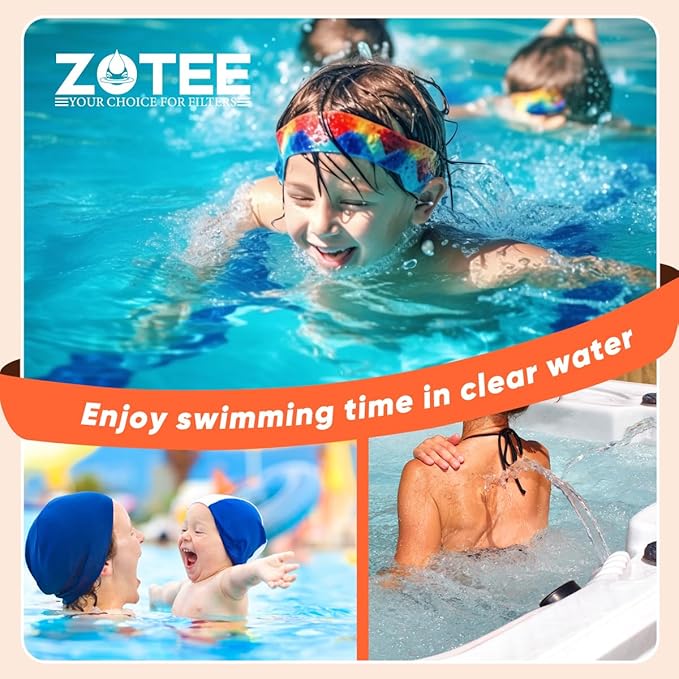 ZOTEE Pool Filter Cartridge Unicel C-9419, Filbur FC-0688 SP200, Predator 200 PENTAIR Clean & Clear 200 PAP200, 59054400, Pure N Clean PC-0688, R173217, 1 Pack