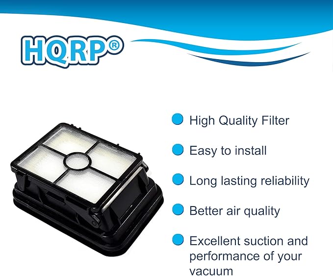 HQRP 4-Pack Filter compatible with Bissell 2328, 2305, 2305K, 2303, 2306A, 2306, 23062, 23068 CrossWave Pet Pro Multi-Surface Wet Dry Vac Vacuum Cleaners - AquaVibe
