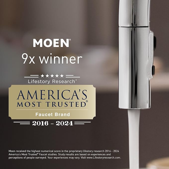 Moen Black Single Stage Under Sink Advanced Water Filtration System Standard Carbon Replacement Filter for F9800, F9810