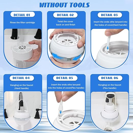 Bath Filter for Tub, Bath Water Filter with 10 Stages Filtration 2,500 Gallons Bathtub Water Removes Chlorine, Shower Filter for Healthier Skin Hair Nail