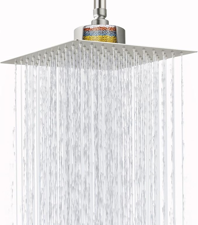 High Pressure Rain Shower Head with Filtered - 10