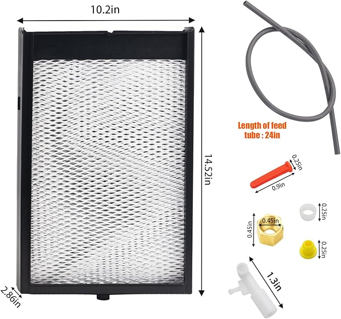 4750 Humidifier Replacement Filter, No. 35 Water Panel Humidifier Replacement Filter Humidifier Maintenance Kit Compatible with Humidifier Models 700, 700A, 760, 760A, 768