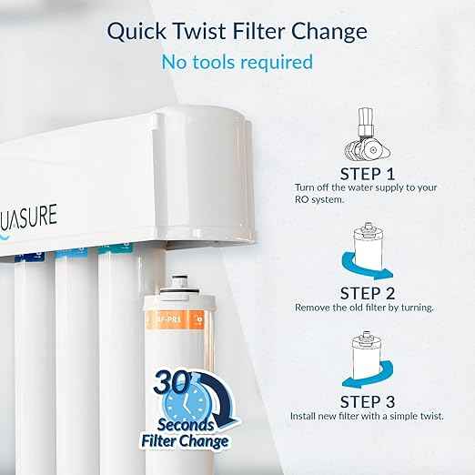 Aquasure Premier Pro 4-Stage 100 GPD RO Reverse Osmosis Under Sink Filtration System | Removes 99% of Contaminants | Leak-Proof, Quick Change Filters, with Tank & LED Indicator Drinking Water Faucet
