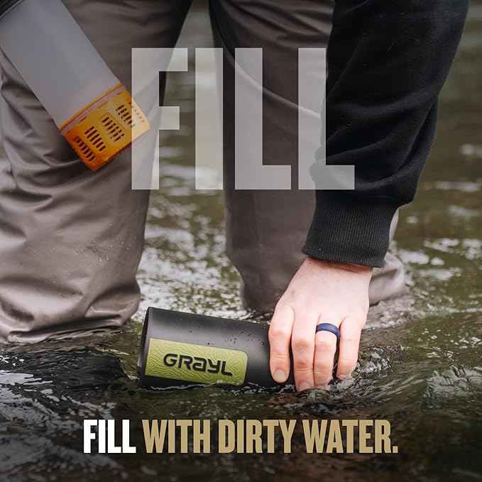 GRAYL GeoPress Replacement Filter & Purifier Cartridge (Hi-Vis Orange)