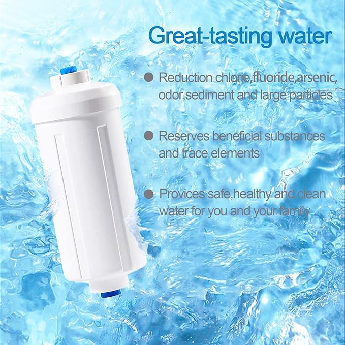 Huining 2PCS Fluoride Water Filters For Purification System - Replacement Filters for Gravity Water Filtration System