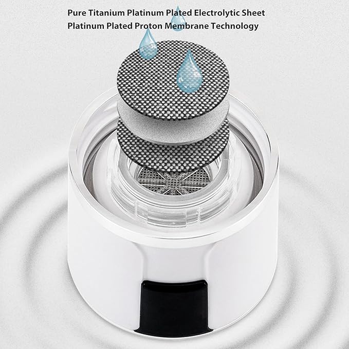 300ml 3000PPB Hydrogen Water Ionizer High Efficiency Portable Hydrogen Water Bottle for Home Office 5V, Rushbom6pzgiy9bq5