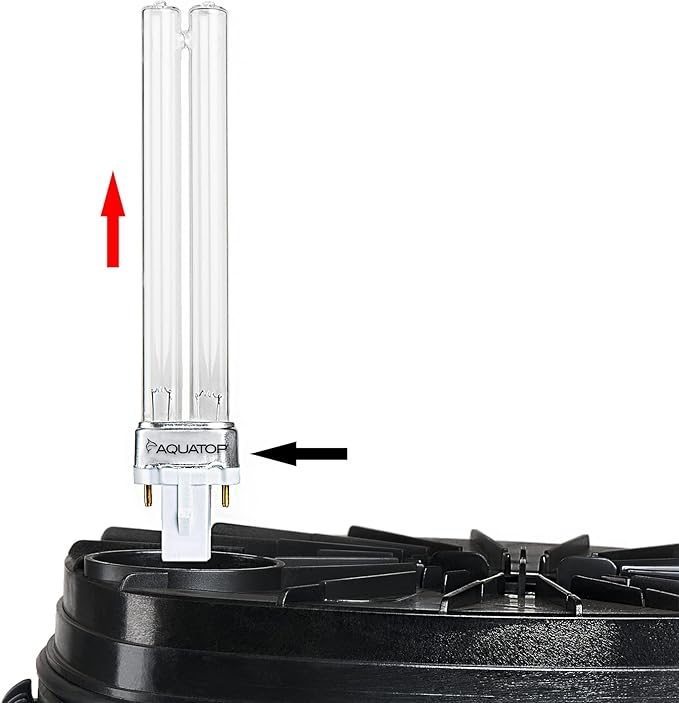 Aquatop 5-Stage Canister Filter with Vortex Prime, 9W UV, 525GPH Flow Rate, 55W Power, Up to 175 Gal – Including All Filtration Media, Great for Salt & Freshwater Tanks, UV for Crystal Clear Water