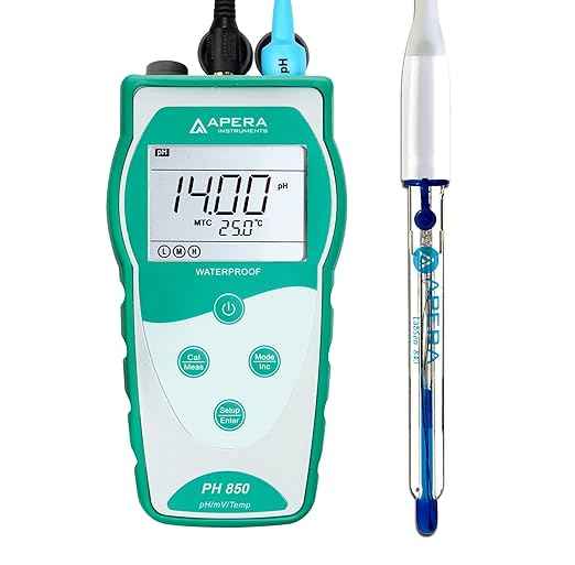Apera Instruments Value Series PH850-SA Portable pH Meter Kit for Strong Alkaline Solutions