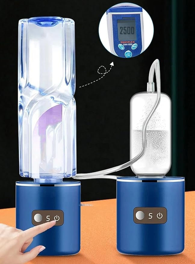 3000ppb Hydrogen Water Generator Bottle, SPE Water Hydrogenator, with H2 Inhalation Kit &Adapter, Enhance Resistance and Stay Healthier