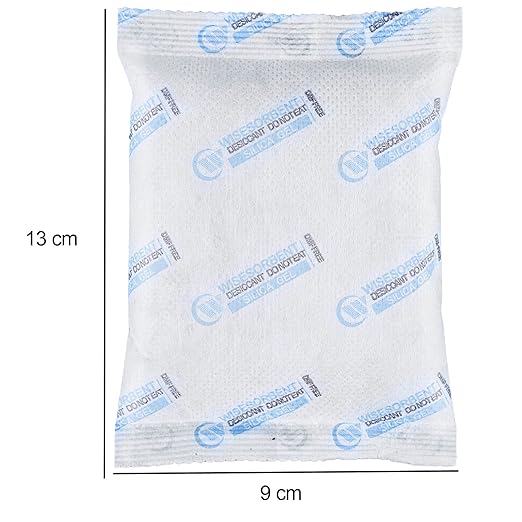 2Pcs 100 Gram Silica Gel Packets, Premium Dessicant Packs for Storage, Moisture Absorber for Moisture Control