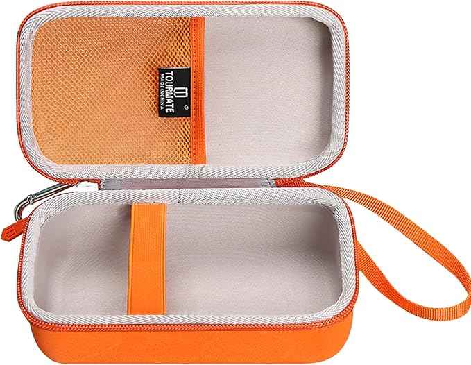 Water Filter for Sawyer Products Mini Water Filtration System, Protective Carrying for Drinking Straw, Squeeze Pouch and Other Accessories (Orange)