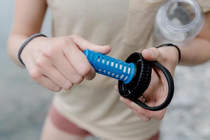 Platypus DayCap Water Bottle Filter Cap for Wide Mouth HydroFlask, Nalgene, and Yeti Water Bottles