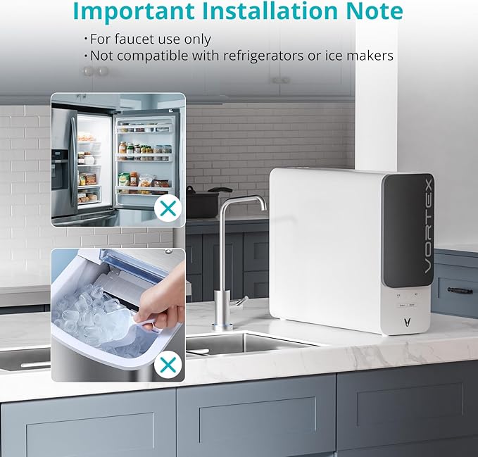 VIOMI® RO Water Filtration System, 9 Stage Reverse Osmosis Water Filter, 600GPD, NSF/ANSI 372&53&42 Certified, 3:1 Tankless Reverse Osmosis System Under Sink with Faucet,TDS PFOS&PFOA Reduce