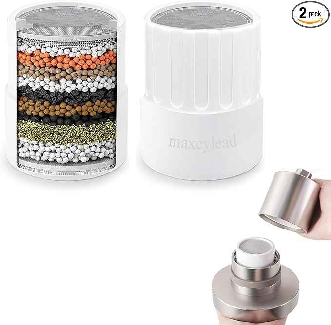 2PCS Shower Replacement Filter Compatible with Jolie Shower Head Cartridge Multi Stage Replacement Filters Head