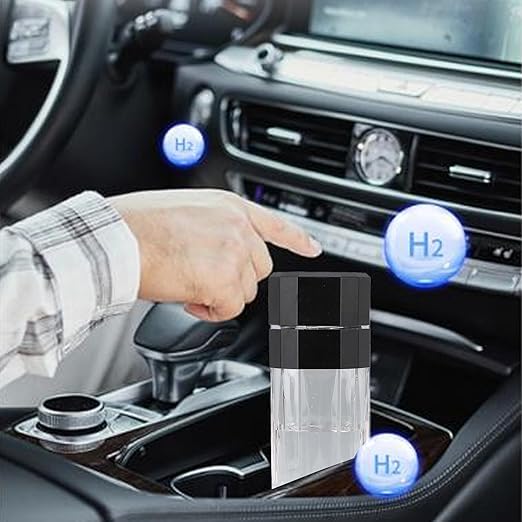 Generic Hydrogenrich Water Bottle, Hydrogen Water Bottle, Platinum Electrode, Colorful Lights 5 Minutes 10 Minutes 6000 Ppb + 8000 Ppb + Leakproof for Office (Black), Generic2koq7r651b-11