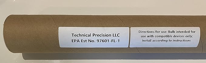 Technical Precision Replacement for Viqua 602806 UV Lamp for Home Water Purifier - UV Water Sterilizer - 1 Pack