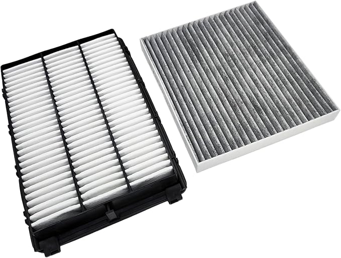 Cabin & Engine Air Filter for TUCSON (2016-2021), SPORTAGE (2017-2022). Replacement for 97133-D1000, CF12160, CA12065