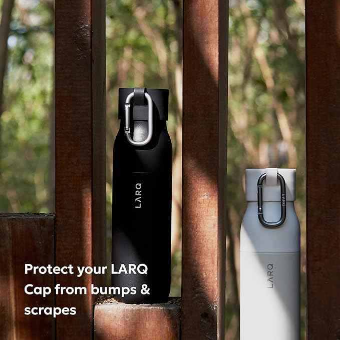 LARQ Active Loop - Bump Protector for Your Cap with Easy Carry Carabiner, Black
