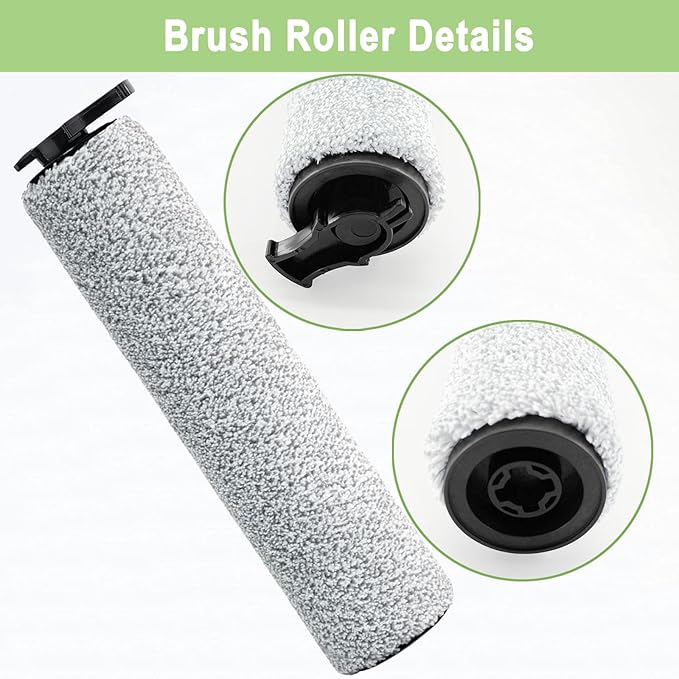 Crosswave Replacement Parts for Bissell Crosswave Hard Floor Expert Vacuum 3831 HF2 3845 3847 3848 Vacuum Cleaner, 2 Brush Rolls,4 Filters,Compare to Part B0555 1637755 1632973 - AquaVibe