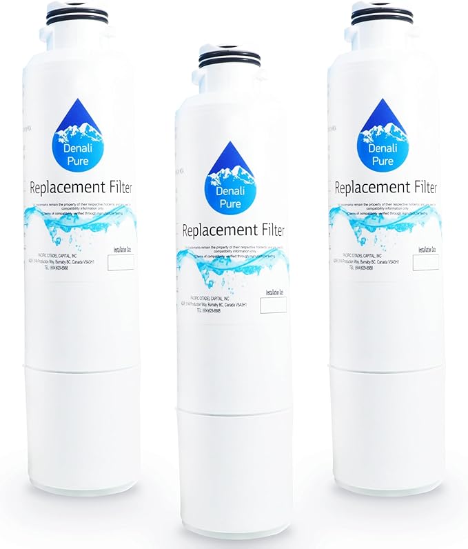 3-Pack Replacement for Samsung RF261BEAESR/AA-0001 Refrigerator Water Filter - Compatible with Samsung DA29-00020B, DA29-00020A, HAF-CIN Fridge Water Filter Cartridge
