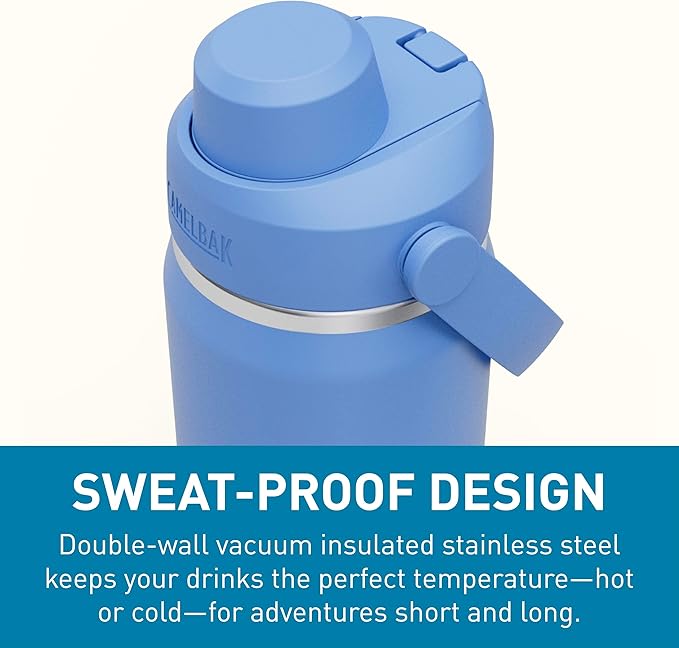 CamelBak Thrive Chug Insulated Stainless Steel Water Bottle Sky Blue, 20oz
