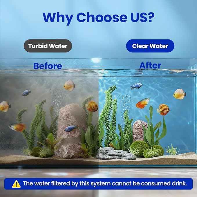 4 Stage Reverse Osmosis/Deionization Water Fliter System, 50 GPD Tankless Reverse Osmosis Water Filtration System for Aquarium with DI Water Filter
