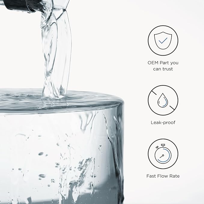 Fisher & Paykel 847200 Refrigerator Water Filter | Certified to Remove Chemicals and Contaminants from Water | Waters Filter Improves Water-Quality and Taste - Pack of 1