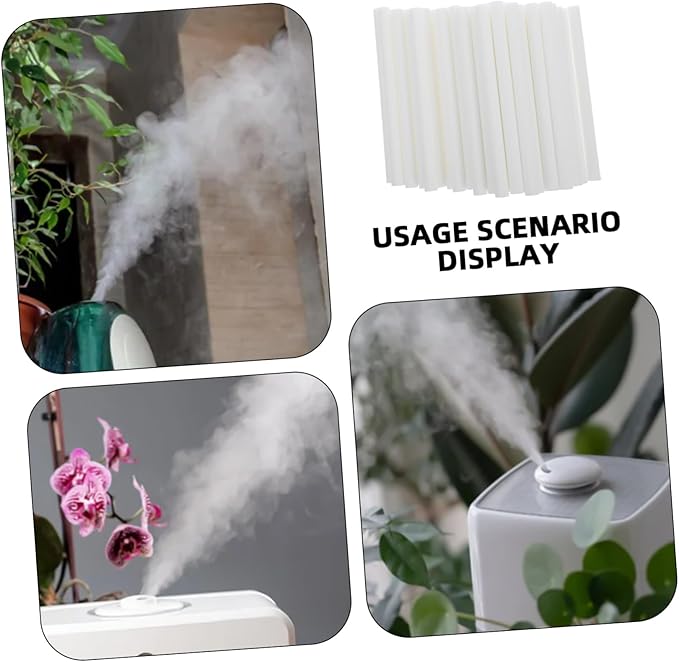 50pcs Filter Cotton Core Diffuser Sticks Essential Oil Humidifier Filters Fragrant Volatile Sticks Replacement Net Bedside - AquaVibe