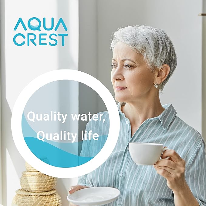 AQUA CREST Coffee-Machine Water Filter, Replacement for Krups F088 Filter, XP5220, XP5240, EA82 and EA9000-Including Various Models of AEG®, Bosch®, Siemens®, Gaggenau®, TÜV SÜD Certified (Pack of 2) - AquaVibe