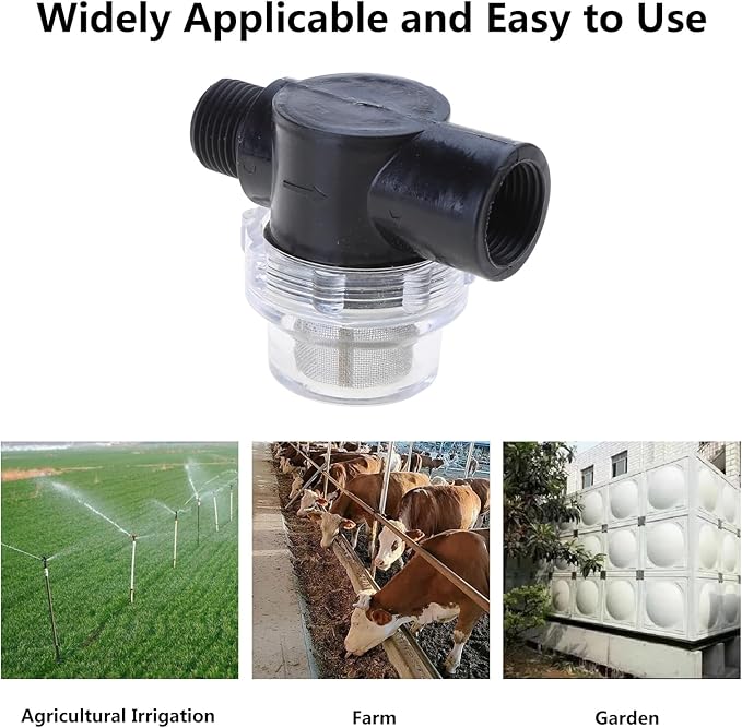 Water Strainer, 1/2Inch Hose Barb in-Line Strainer Twist-On Sprayer Filter for Water Campers Boats