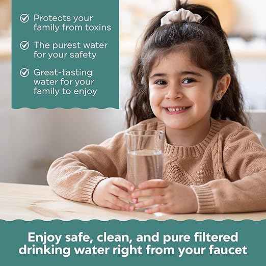 Applied Membranes Reverse Osmosis Water Filtration System, Under-Sink Water Filter System with 5-Stage Coconut Carbon and RO Membrane Filtration (200 GPD Output)