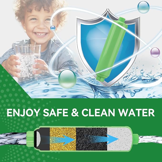 RV Water Pressure Regulator and Filter Kit All-in-One Lead-Free Fresh Water Kit, Complete Drinking Water Hookup Kit for RV, Camper, Trailer