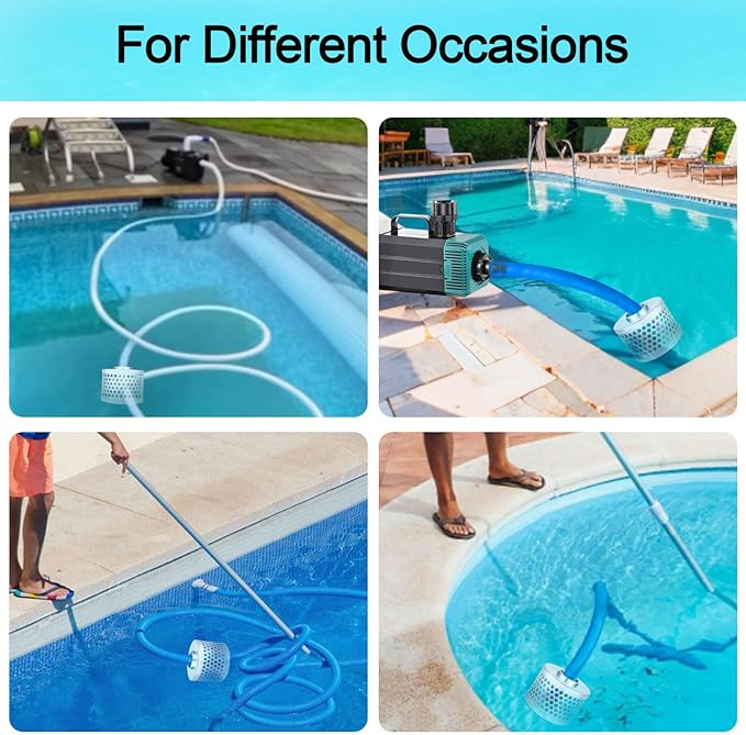 Round Hole Suction Strainer Filter for Pumps, Carbon Plated Steel Basket Water Suction Filter, with NPT Female Thread, Reduces Solids Entering Pump (2 inch)