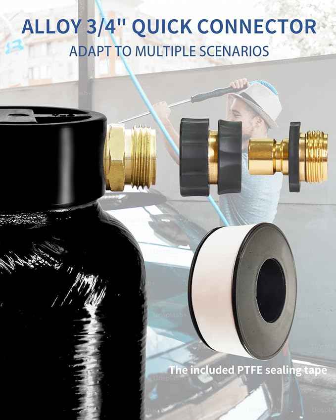 Filterelated Spotless Water System for Car Wash,Deionized Water System,spot Free Rinse for Cars, Works for All Vehicles, Motorcycles, Bikes, Boats, Planes, Yachts, Towel Drying Eliminated No Spots