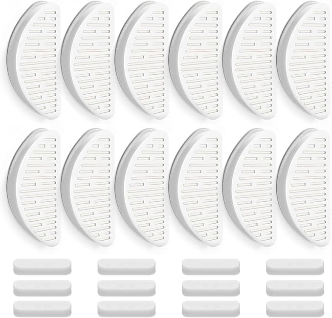 12 Pack Cat Water Fountain Filter & 12 Pack Replacement Filter Sponges Compatible with Uahpet Water Fountain 67oz/2L Automatic Pet Fountain,Pack of 24