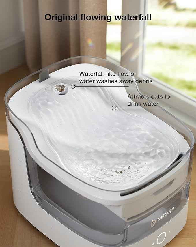 2L Cat Water Fountain with 8-Layer Filtration, Dual Flow Modes, Ultra-Quiet Anti-Dry Burn Pump & Food-Grade ABS for Cats, Dogs & Multi-Pet Households
