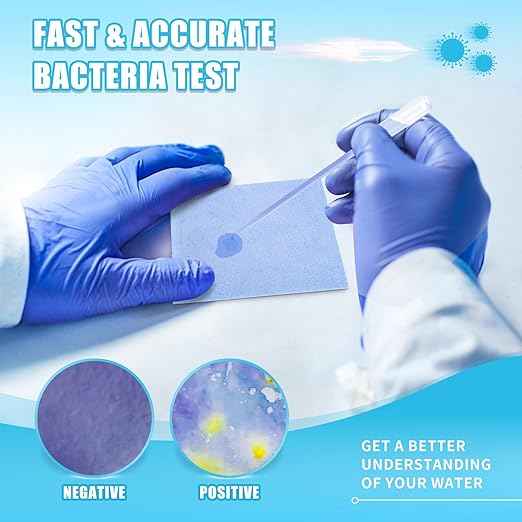 19 in 1 Drinking Water Test Kit with 100 All-in-One Water Test Strips & 2 Bacteria Tests - Home Water Quality Test Strips for Well, Tap Water, City Water, Tub and Swimming Pool Testing Strips