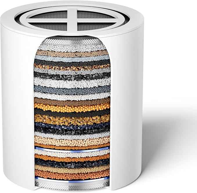 30 Stage Shower Filter Cartridge, High Output Replacement Cartridge, Shower Water Softener, Improve Your Skin, Hair and Nails