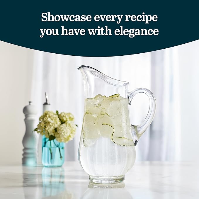 Libbey Atlantis Glass Pitcher, 73-ounce