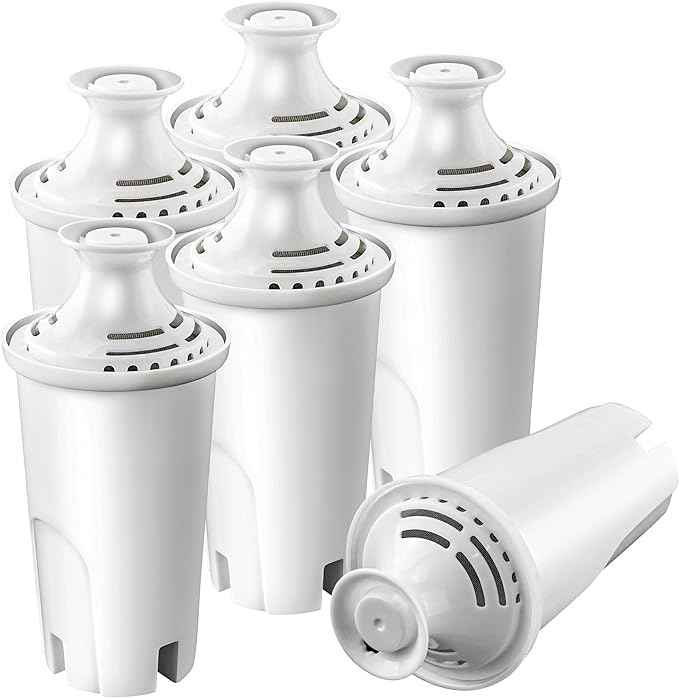 OB03 Replacement Filter for Brita Pitchers and Dispensers Filters, Britta Filter Compatible with Brita® Standard Water Filter OB03, Classic 35557, Mavea 107007, Pitchers Grand Lake Capri Wave LUXRILIX