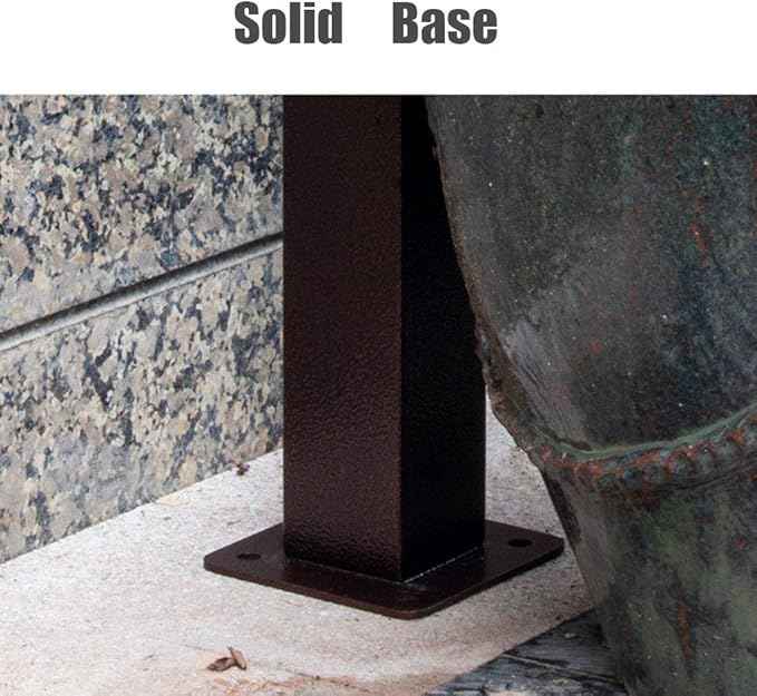 304 Stainless Steel Freestanding Garden Water Column with Anti Freezing Faucet Floor Mounted Water Tap for Courtyard Backyard Irrigation and Washing Includes Mounting Acc