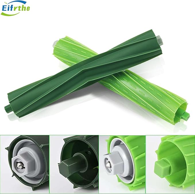 Replacement Parts accessories for Roomba i3 i3+ i4 i6 i6+ i7 i7+ i8 i8+/Plus E5 E6 E7 I,E &J Series Vacuum Cleaner,3 Set Roller Brushes 8 HEPA Filters 10 Side Brushes 1 caster wheel 10 vacuum bag - AquaVibe